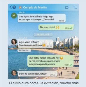 El alivio dura horas. La evitación, mucho más.